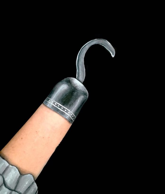 Illusion Paintings On My Arm And Hand..