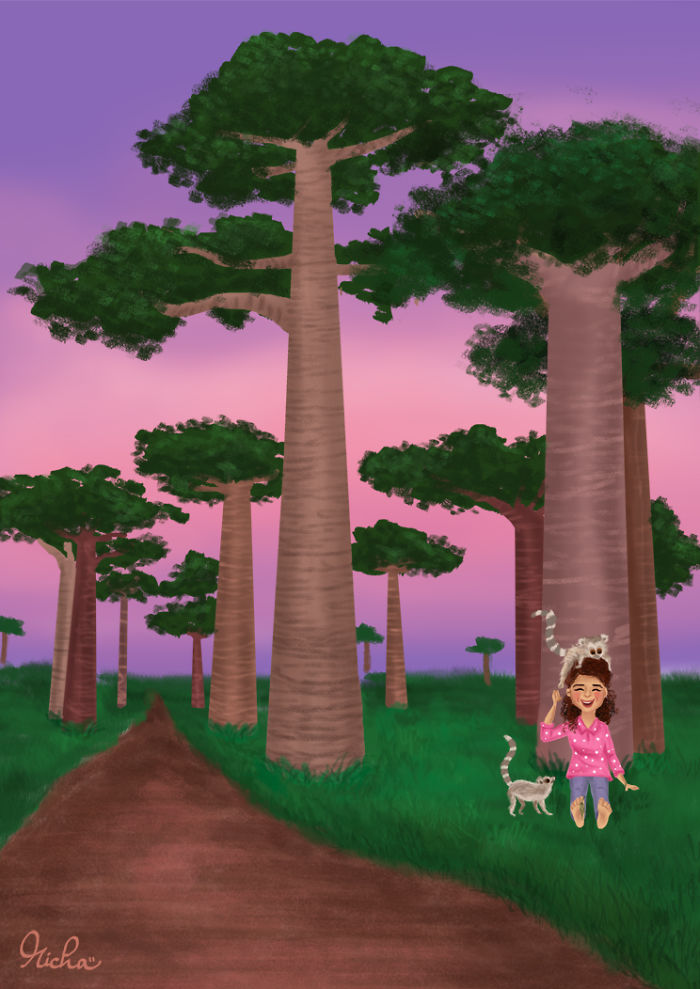 I Travel Around The World Through Illustrations I Travel Around The World Through Illustrations