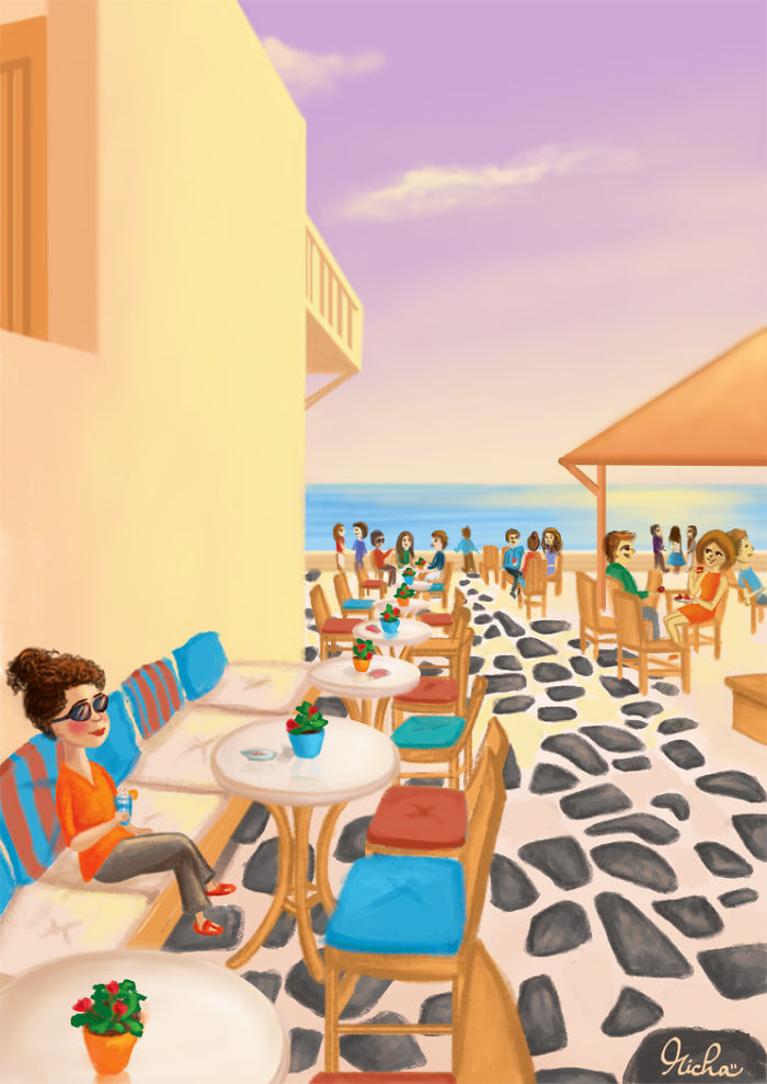 I Travel Around The World Through Illustrations I Travel Around The World Through Illustrations