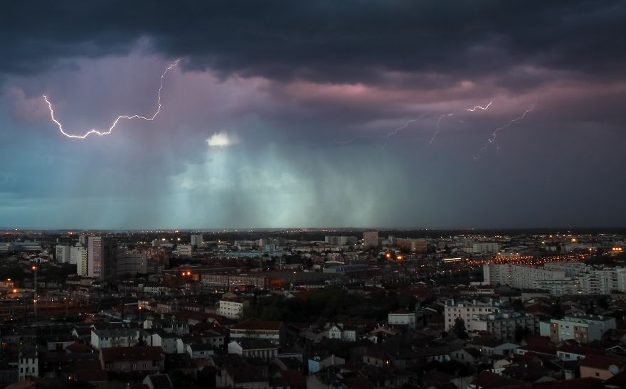 I'm Chasing Lighting From My Balcony