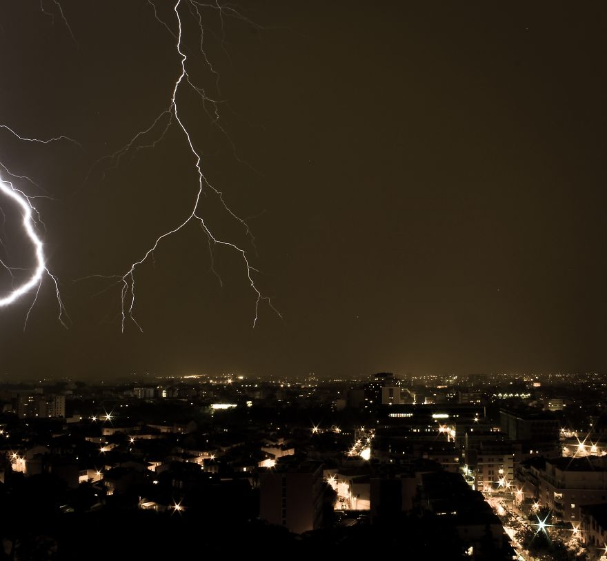 I'm Chasing Lighting From My Balcony