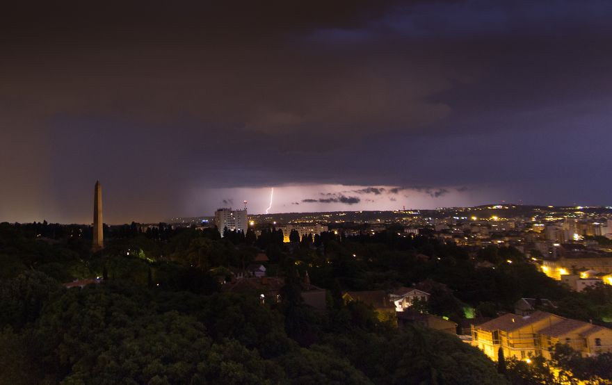 I'm Chasing Lighting From My Balcony