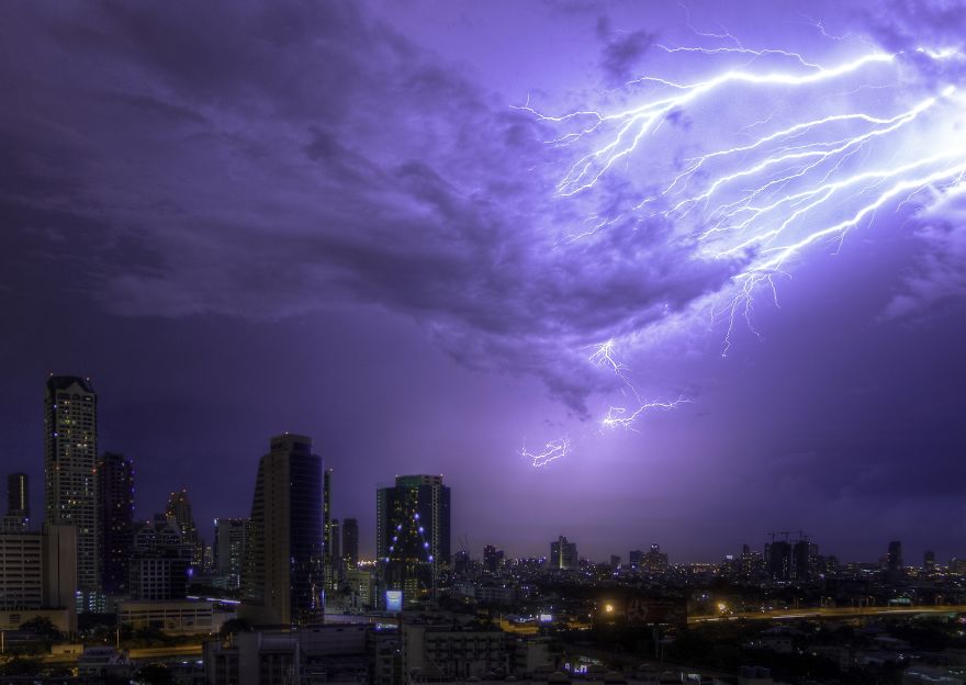 I'm Chasing Lighting From My Balcony