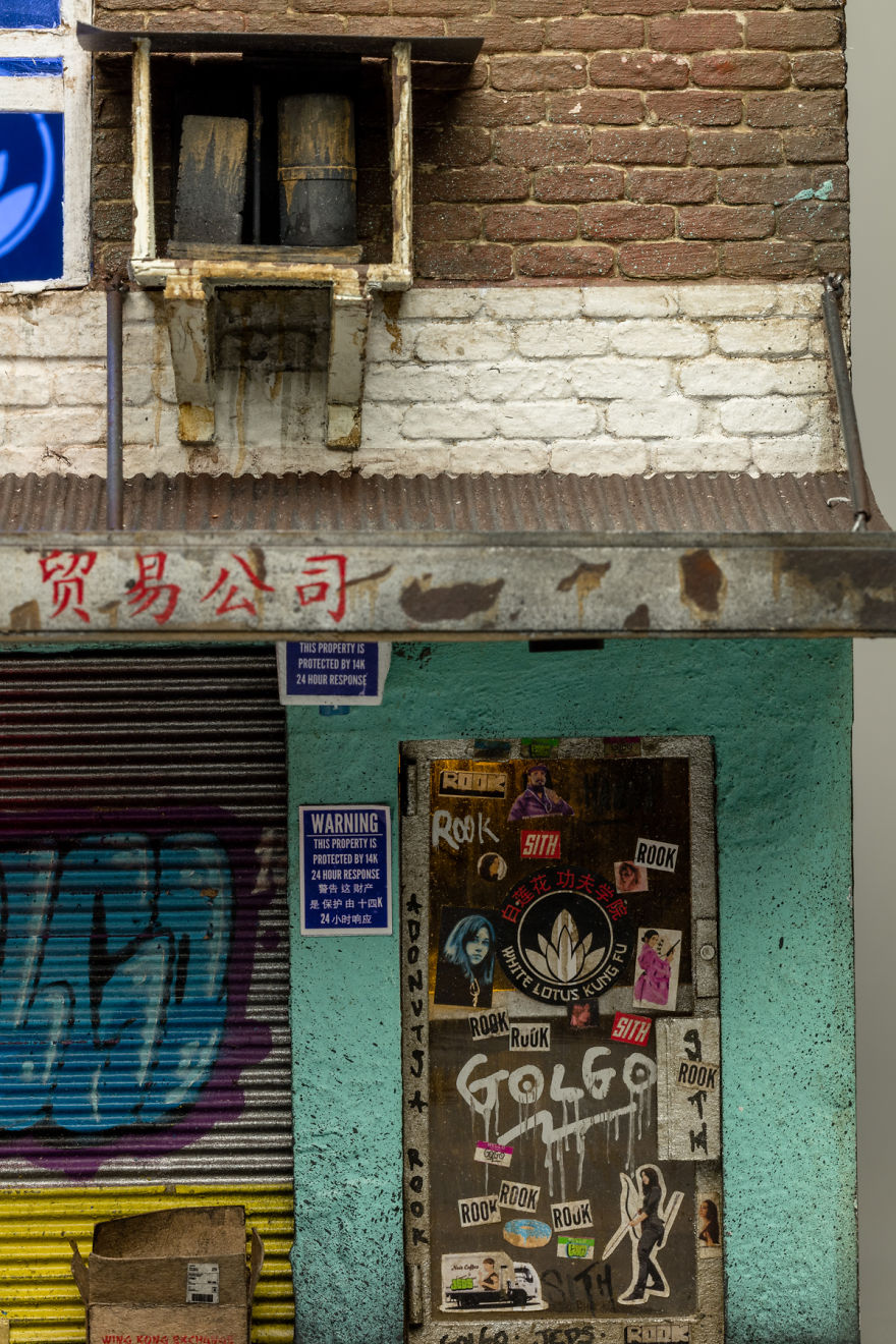 I Create Miniature Urban Landscapes Out Of Cardboard And Wood