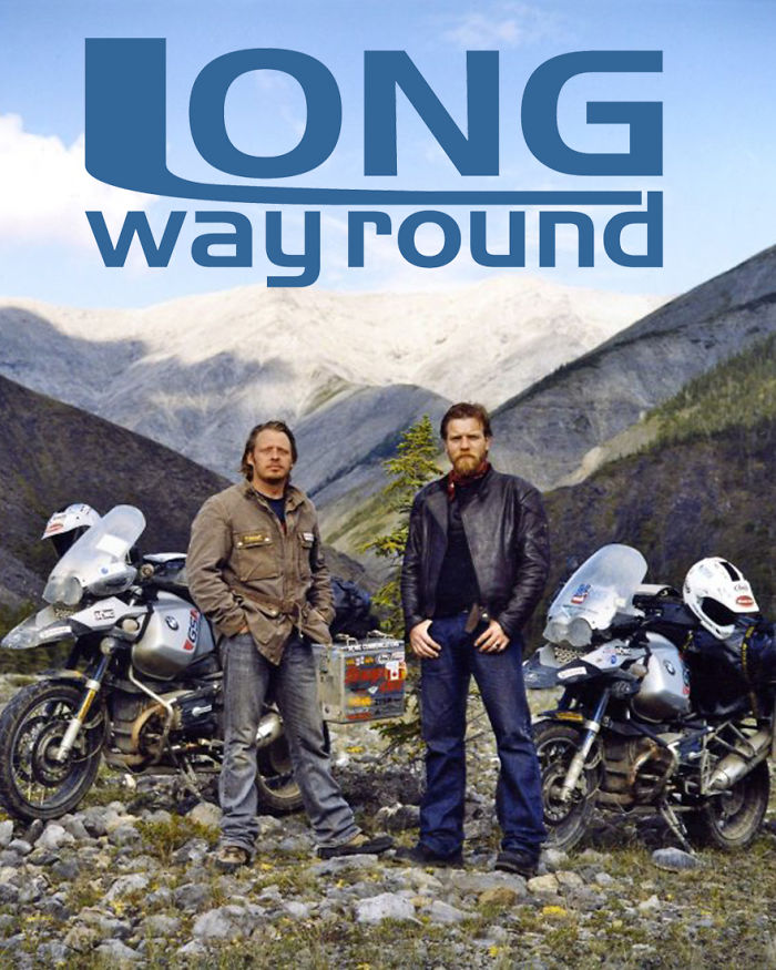 Poster for "Long Way Round" movie