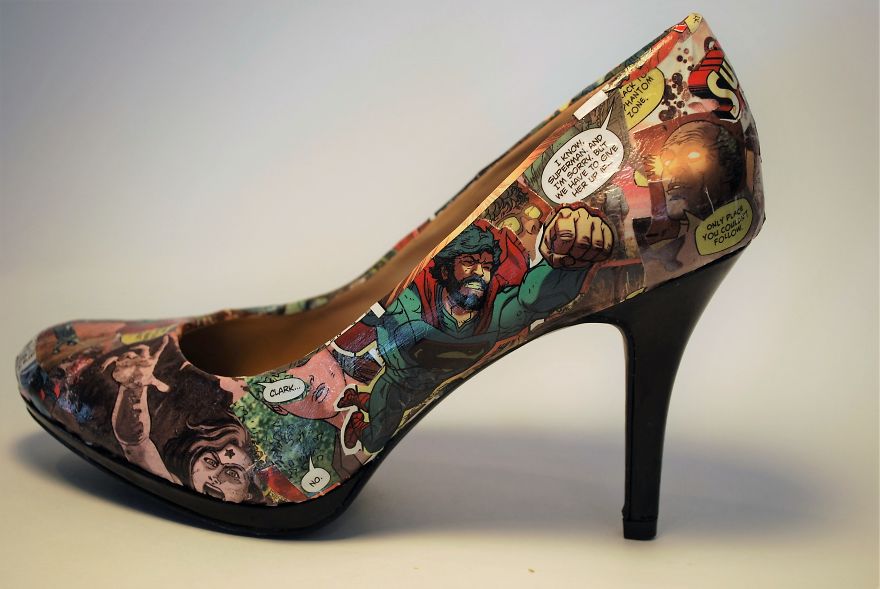I Turned Ordinary Shoes Into Wearable Art I Turned Ordinary Shoes Into Wearable Art