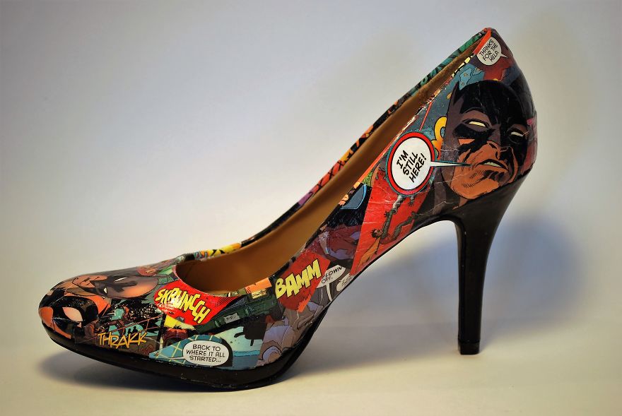 I Turned Ordinary Shoes Into Wearable Art