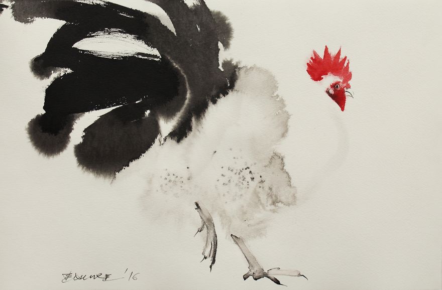 Wonderfully Expressive Ink Paintings By Endre Penovac Wonderfully Expressive Ink Paintings By Endre Penovac