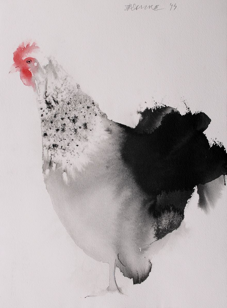 Wonderfully Expressive Ink Paintings By Endre Penovac