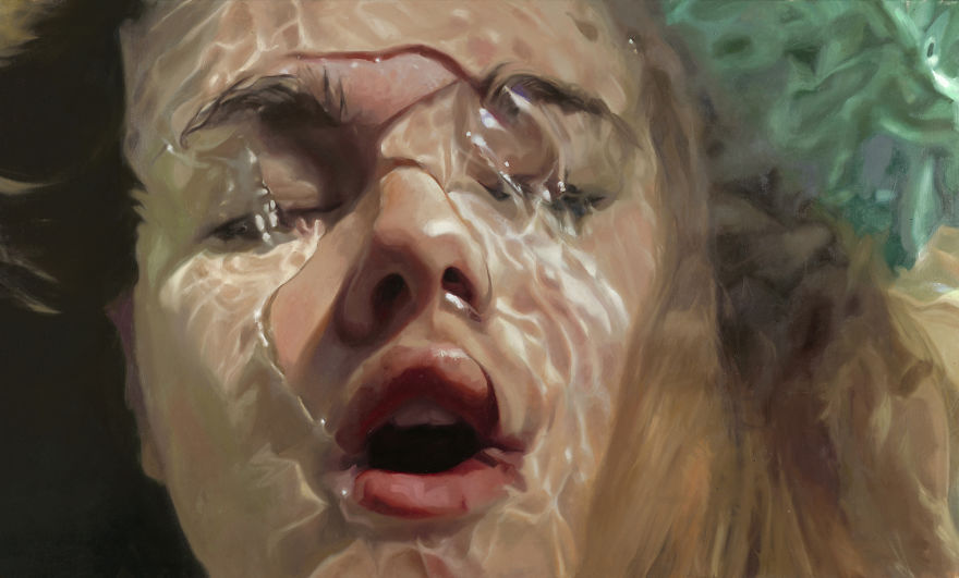 Realistic Underwater Paintings Inspired By My Memories Of Water