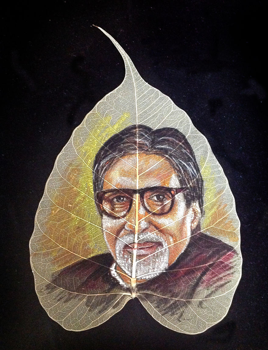 I Paint On Peepal Leaves To Keep The Ancient Art Alive I Paint On Peepal Leaves To Keep The Ancient Art Alive