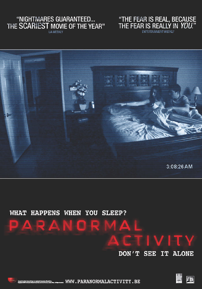 Poster for "Paranormal Activity" movie