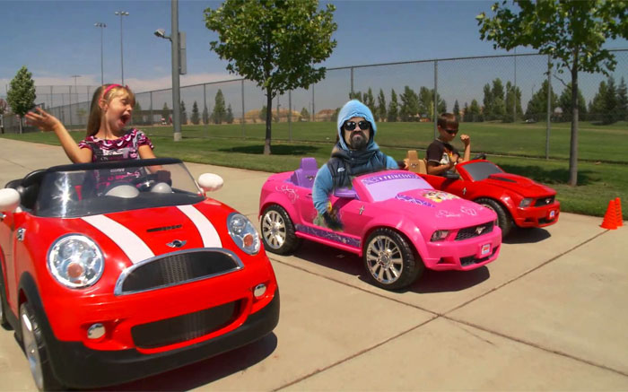 Thug Life Power Wheels Race