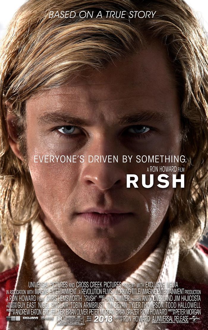 Poster for "Rush" movie