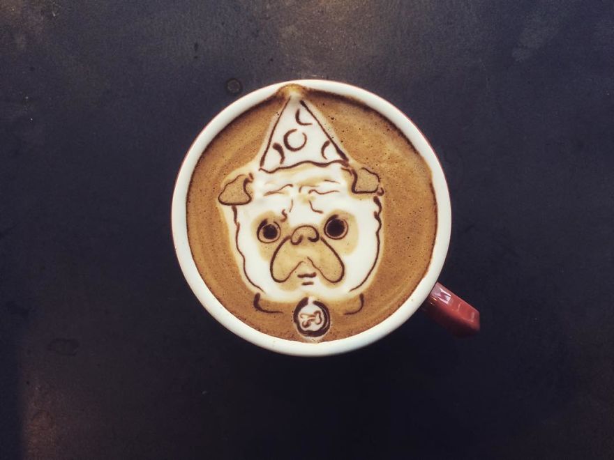 My Friend Convinced Me To Try Latte Art, Here's The Result My Friend Convinced Me To Try Latte Art, Here's The Result