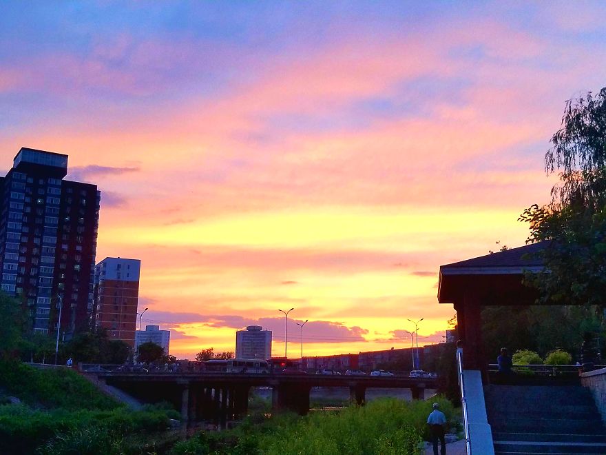 The Sun Also Sets And Glows