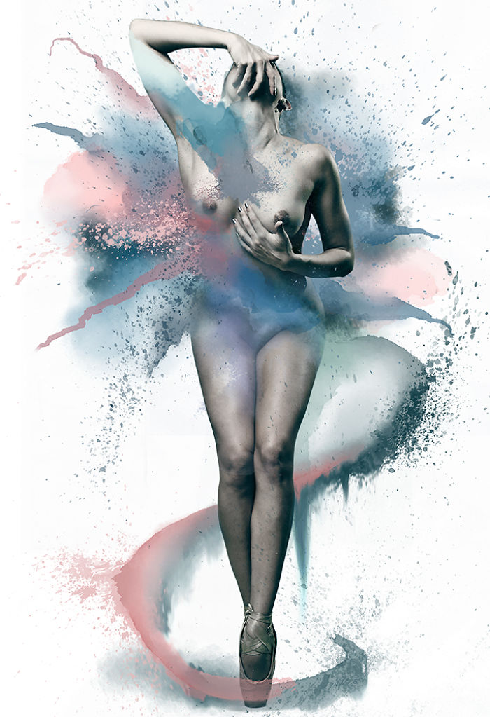 I Photograph Dancers And Turn Them Into Abstract Digital Paintings
