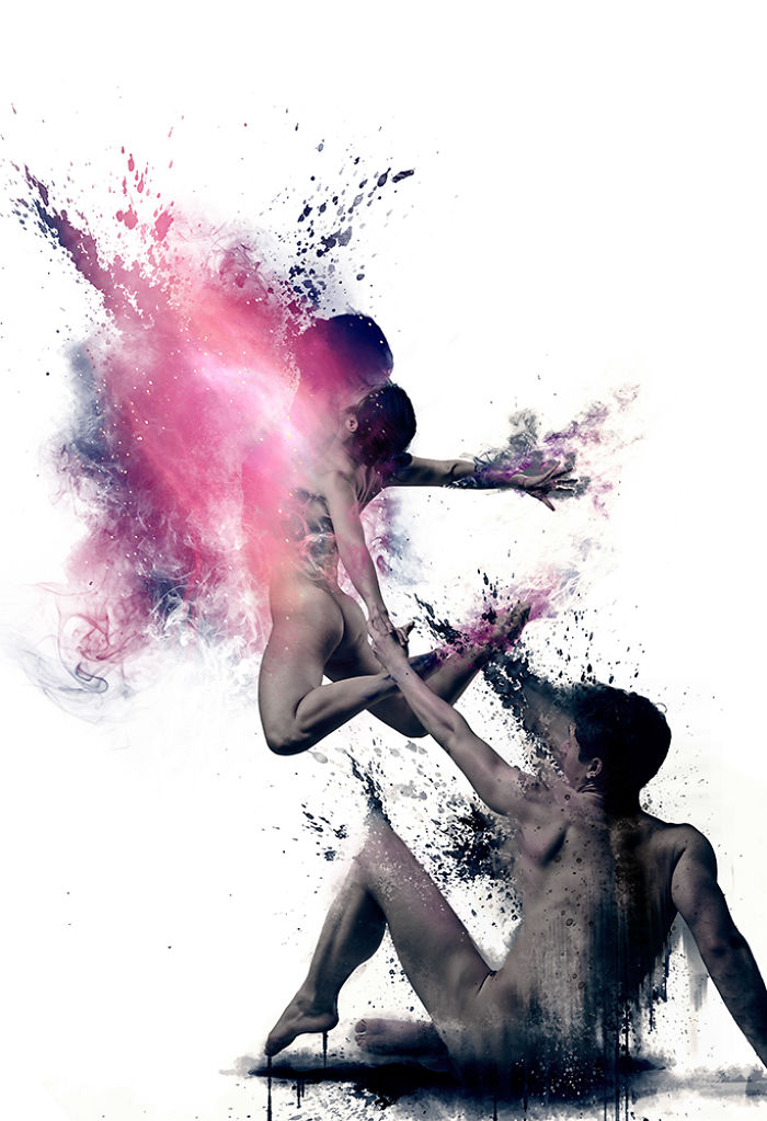 I Photograph Dancers And Turn Them Into Abstract Digital Paintings