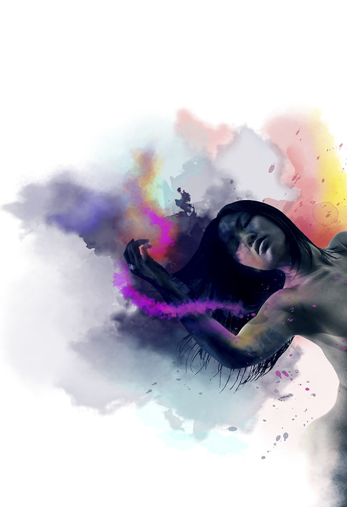 I Photograph Dancers And Turn Them Into Abstract Digital Paintings