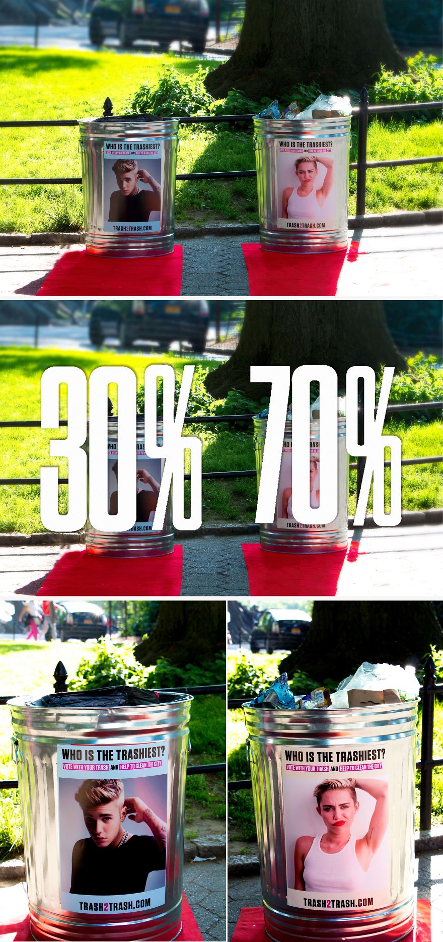 Trash2trash: Lets You Clean Up New York City By Trashing Your Least Favorite Celebrity