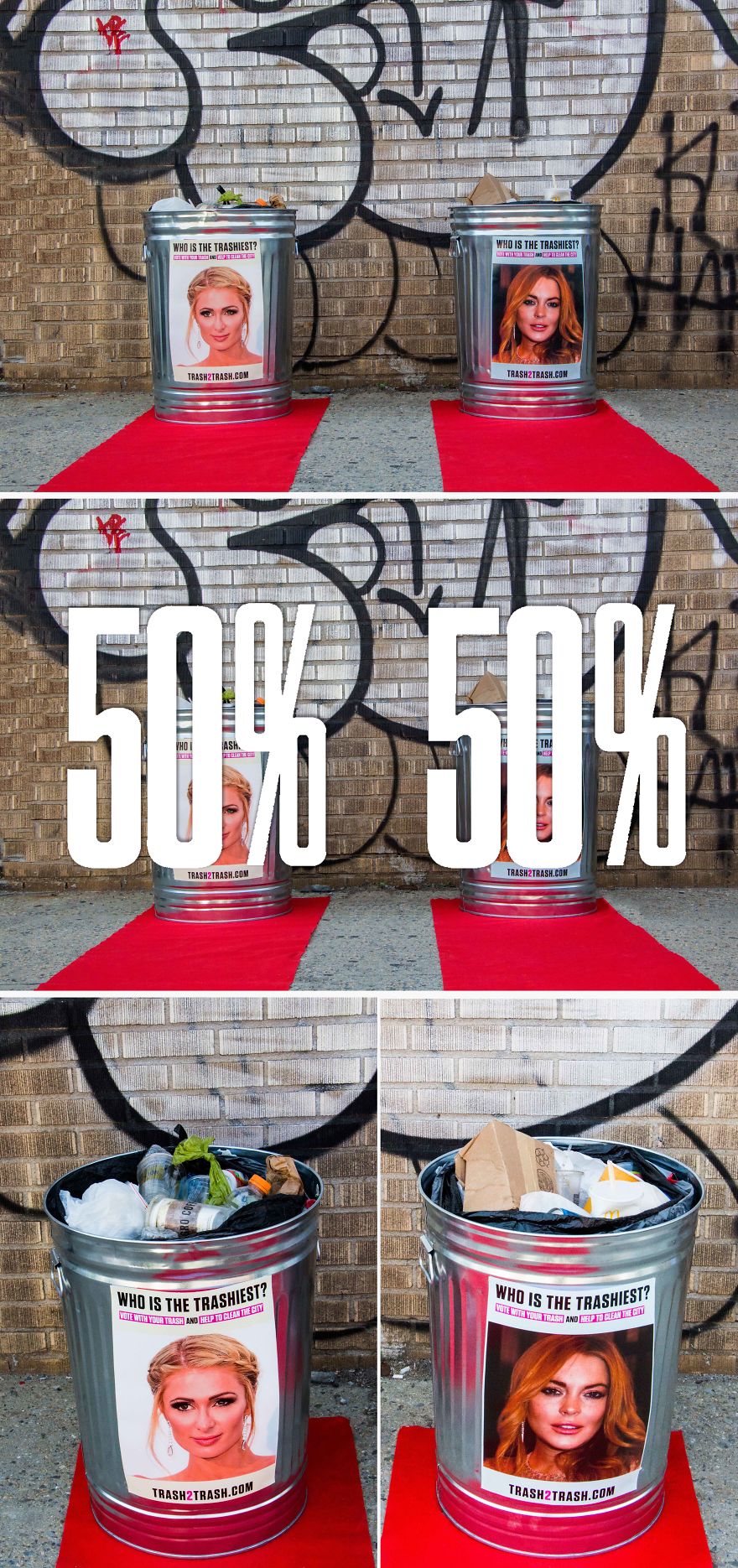 Trash2trash: Lets You Clean Up New York City By Trashing Your Least Favorite Celebrity