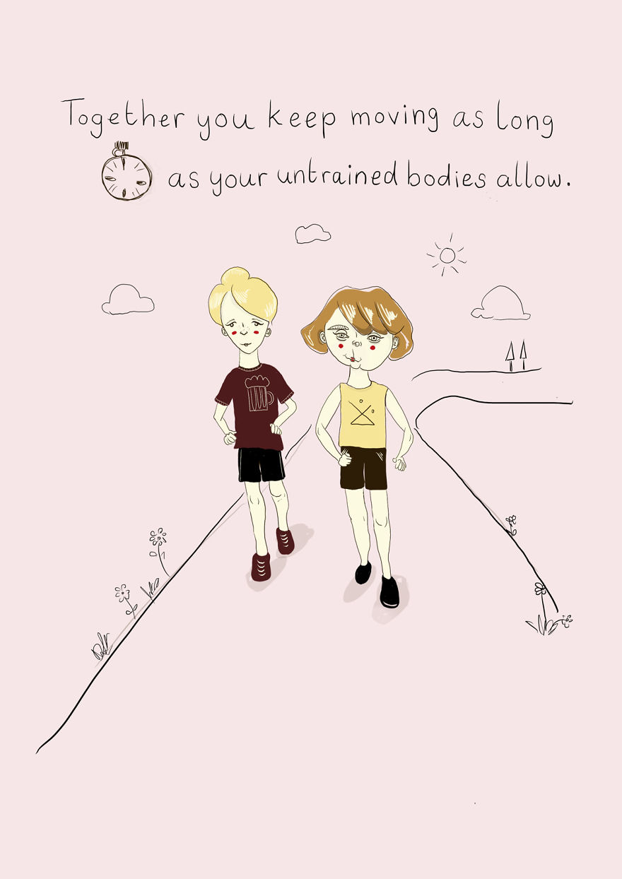 My Downward Spiral Of Working Out With A Friend