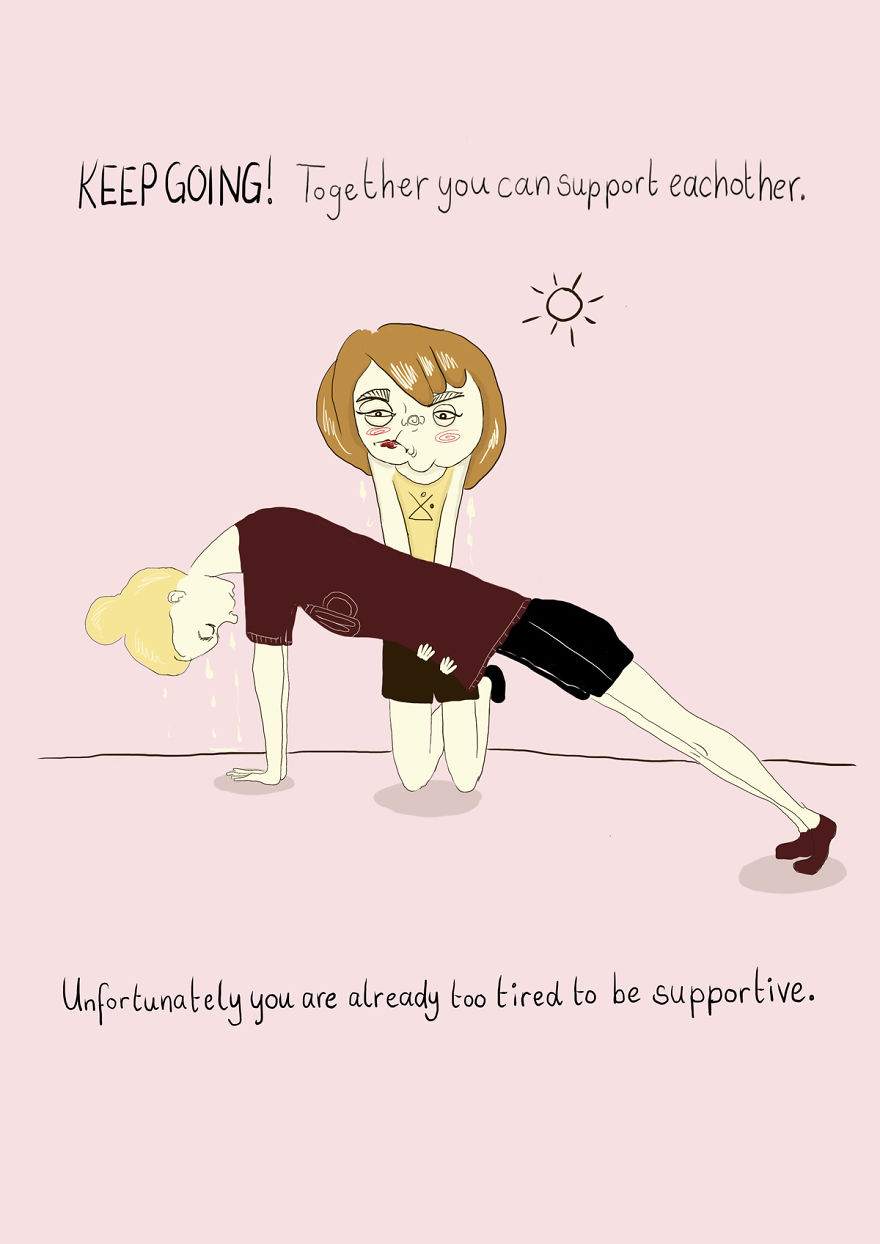 My Downward Spiral Of Working Out With A Friend