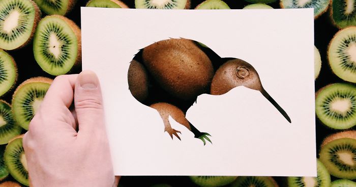 I Use Nature To Color Animal Paper Silhouettes (Part 2)