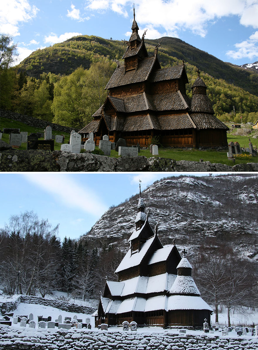 Borgund Stave Church, Laerdal, Norway