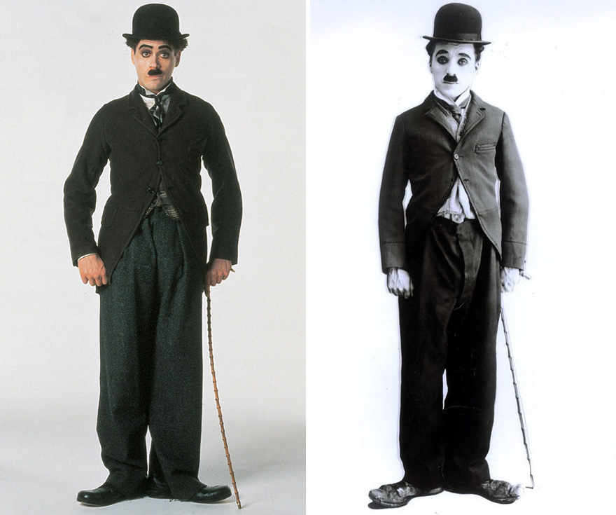 Robert Downey Jr. As Charlie Chaplin In Chaplin (1992)