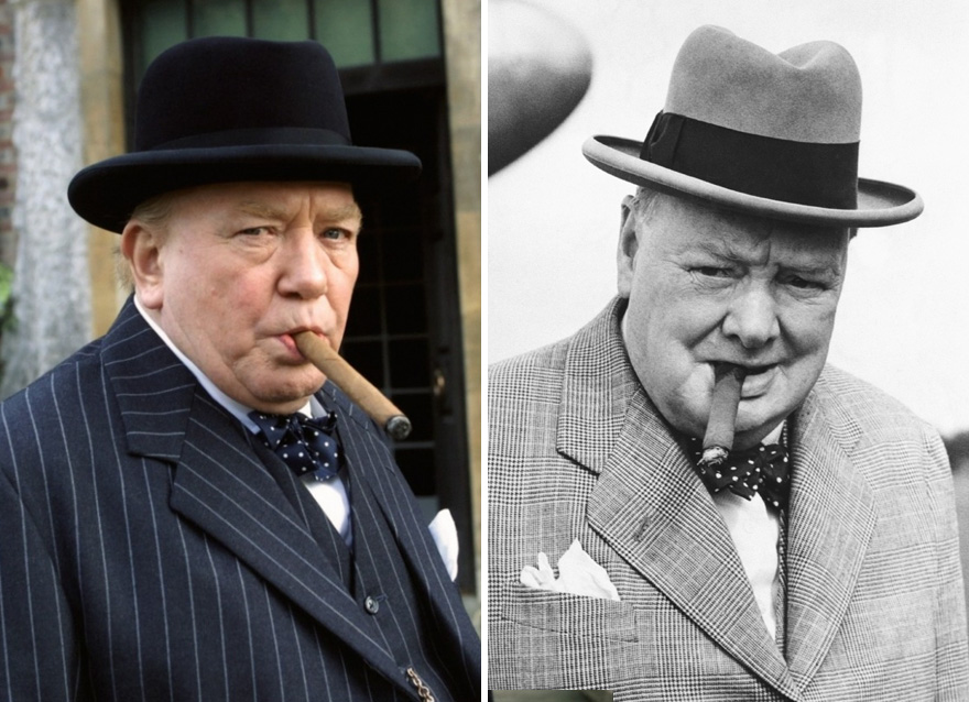 Albert Finney As Winston Churchill In The Gathering Storm (2002)