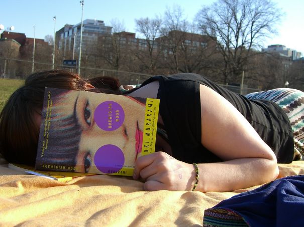 Murakami's Norwegian Wood Book Cover