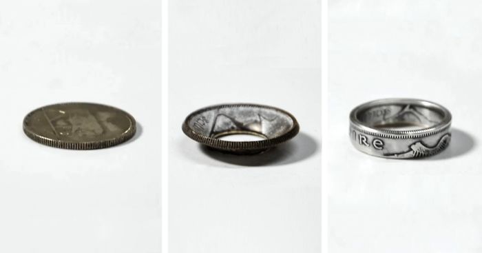 1939 Irish Coin Turned Into A Ring