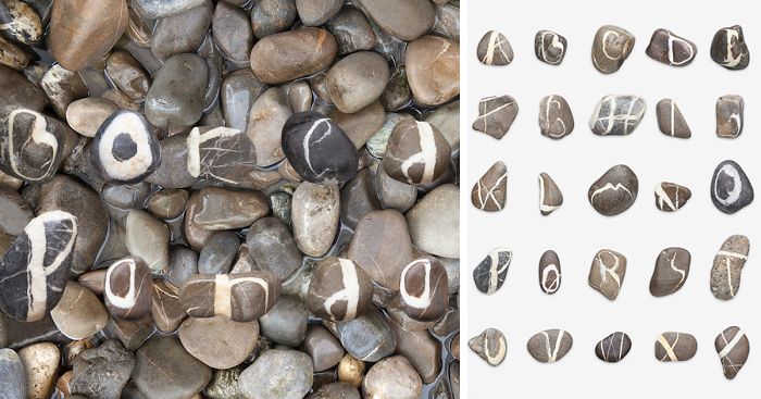 This Guy Collected A Complete Stone Alphabet Over 10 Years