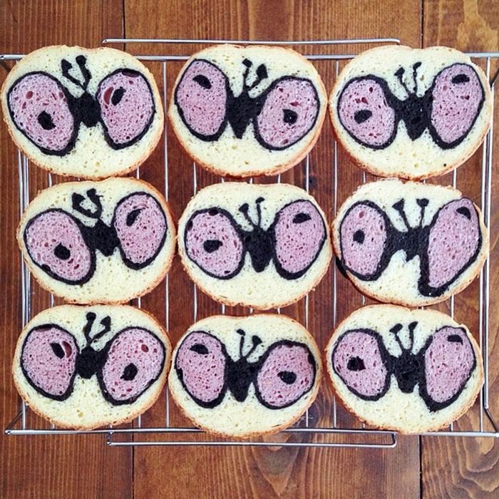 Illustrations Inside Loaves Of Bread