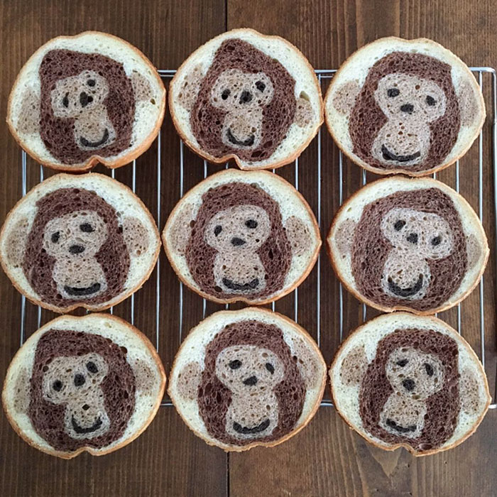 Illustrations Inside Loaves Of Bread