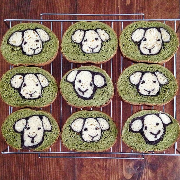 Illustrations Inside Loaves Of Bread