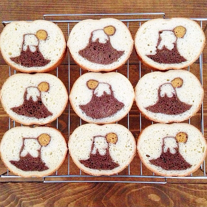 Illustrations Inside Loaves Of Bread