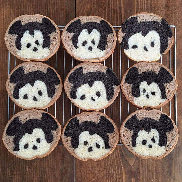 Illustrations Inside Loaves Of Bread