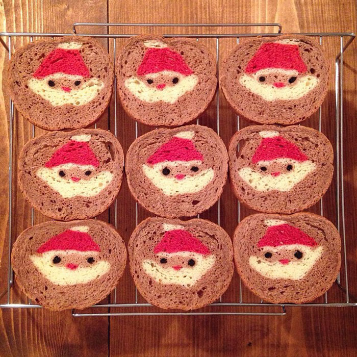 Illustrations Inside Loaves Of Bread