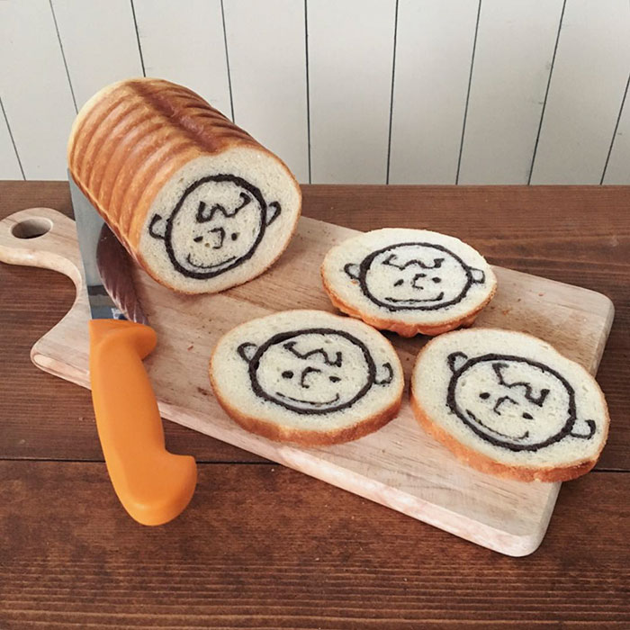 Illustrations Inside Loaves Of Bread