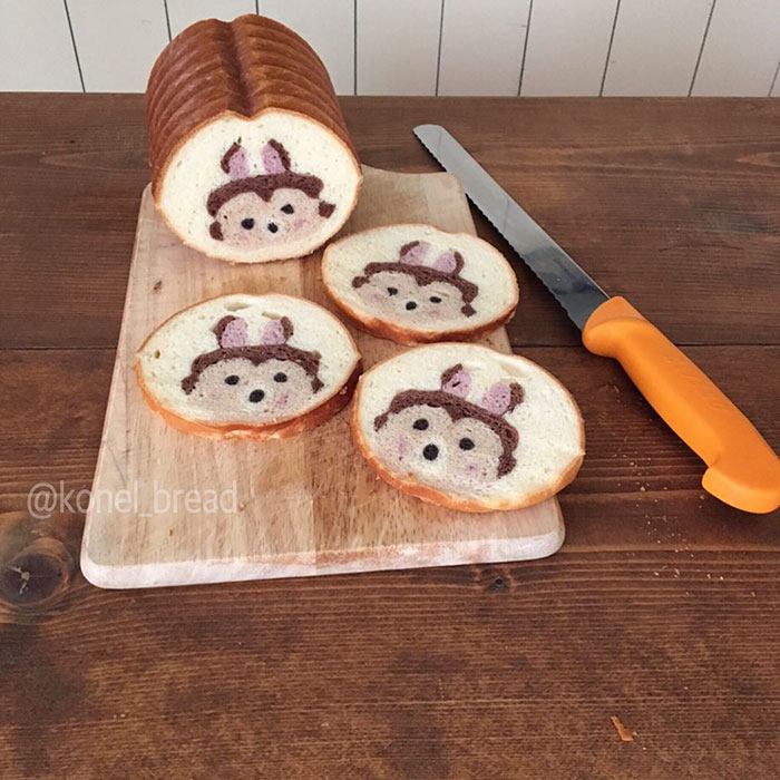Illustrations Inside Loaves Of Bread