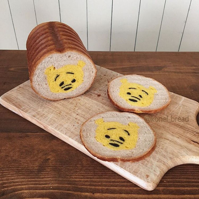 Illustrations Inside Loaves Of Bread