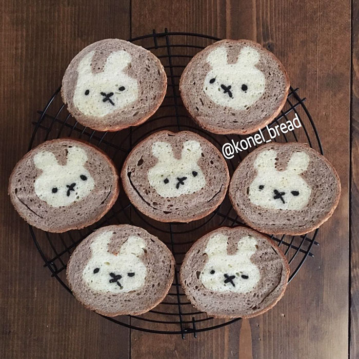 Illustrations Inside Loaves Of Bread