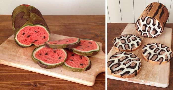 Japanese Mom Bakes Awesome Loaves of Bread Inspired By Her Kids Drawings And Nature