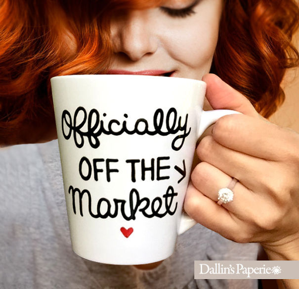 Creative Mug Engagement Announcement