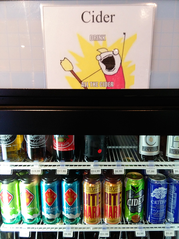 Cider Cabinet At My Local Beer & Wine Store