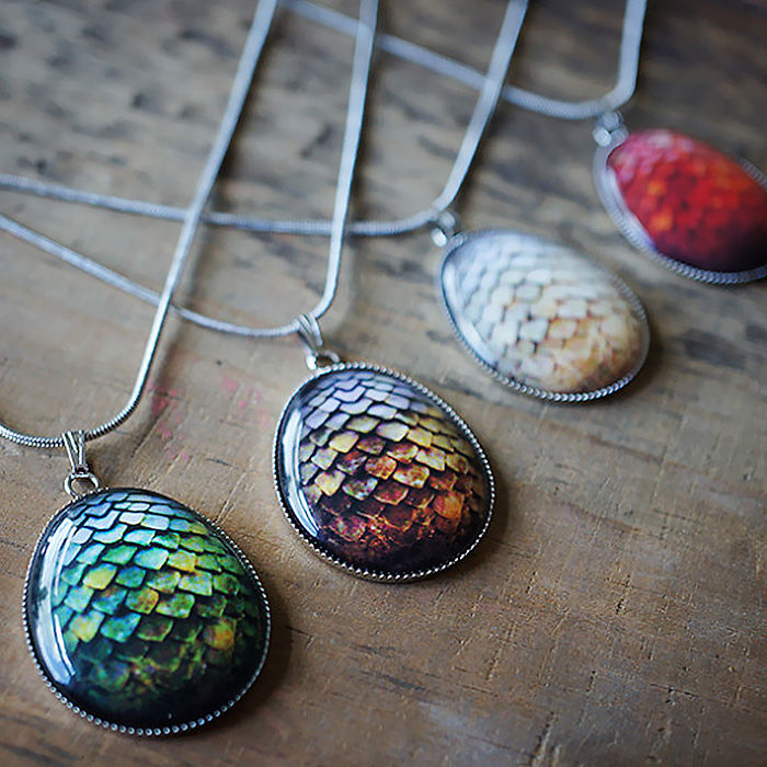 Game Of Thrones Dragon Egg Pendants