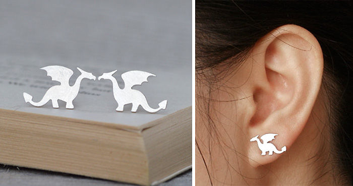 Dragon Stud Earrings