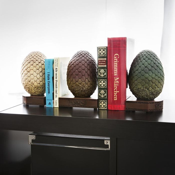 Dragon Egg Bookends